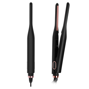 Mini Flat Iron for Short Hair - Compact Pencil Straightener