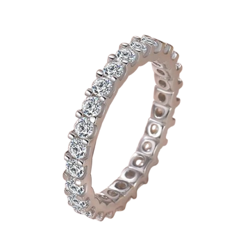 925 Silver Women's CZ Ring Bridal Wedding Engagement Jewelry