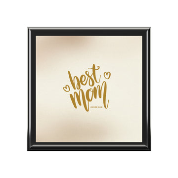 Personalized Jewelry Box for The Best Mom - Elegant Keepsake Storage