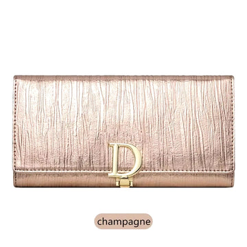 Fashionable Long Genuine Leather Wallet for Women