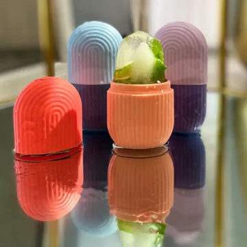 Ice Roller & Cube Mold for Face, Eyes, Neck – Reusable Skin Care Tools