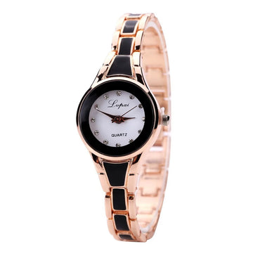 Elegant Women’s Quartz Watch Luxury Stainless Steel Wristwatch
