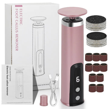 2-in-1 Electric Foot Callus Remover & Pedicure Tool Kit