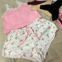 Customer photo of Lace Trim Pajama Set — Cozy Comfort with Soft Two-Piece Loungewear