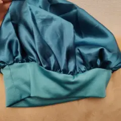 Customer photo of Satin Sleep Bonnet — Frizz Protection with Soft Elastic Band