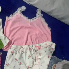 Customer photo of Lace Trim Pajama Set — Cozy Comfort with Soft Two-Piece Loungewear
