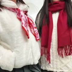 Customer photo of Winter Scarf — Cozy Warmth & Soft Cashmere-Feel Fabric