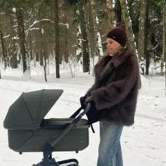 Customer photo of Oversized Faux Fur Coat — Cozy Warmth with Plush Faux Fox Fur