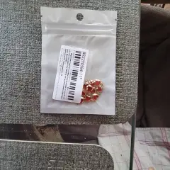 Customer photo of Red Crystal Heart Bracelet — Elegant Metal Chain with Zircon Charm