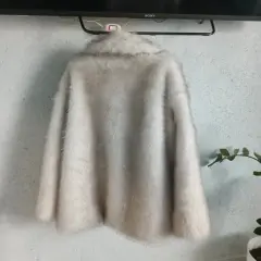 Customer photo of Oversized Faux Fur Coat — Cozy Warmth with Plush Faux Fox Fur