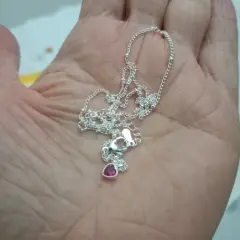 Customer photo of Heart Pendant Necklace — Romantic Elegance in 925 Sterling Silver