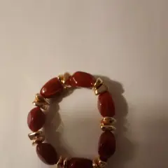 Customer photo of Acrylic Beaded Bracelet — Bohemian Elastic Everyday Style