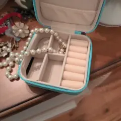 Customer photo of Mini Jewelry Storage Box — Elegant Organization in PU Leather
