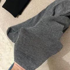 Customer photo of Knee High Stripe Socks — Cozy Comfort with Soft Stretch Knit