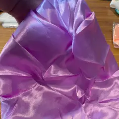 Customer photo of Satin Sleep Bonnet — Frizz Protection with Soft Elastic Band