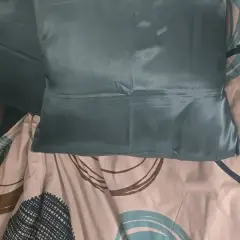 Customer photo of Silk Satin Pillowcase — Smooth Beauty Sleep Hair-Friendly Comfort