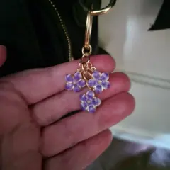 Customer photo of Sakura Flower Keychain — Cute Enamel Bag Charm Accessory