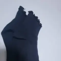 Customer photo of Ruffle Ankle Socks — Chic Breathable Cotton Blend