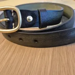 Customer photo of Retro Leather Belt — Waist-Defining Fit + Copper Pin Buckle