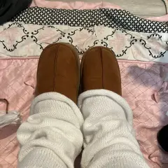 Customer photo of Y2K Leg Warmers — Cozy Stretch Fit & Soft Knitted Fabric