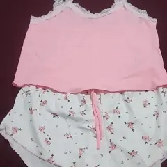 Customer photo of Lace Trim Pajama Set — Cozy Comfort with Soft Two-Piece Loungewear