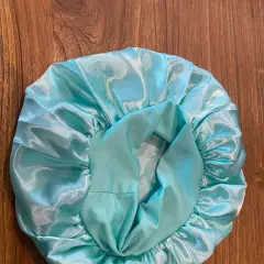 Customer photo of Satin Sleep Bonnet — Frizz Protection with Soft Elastic Band