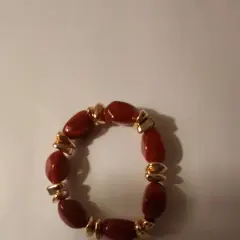 Customer photo of Acrylic Beaded Bracelet — Bohemian Elastic Everyday Style