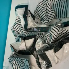 Customer photo of Silk Bag Scarf Ribbon — Chic Satin Handle Wrap