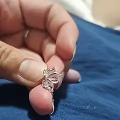 Customer photo of Butterfly Stud Earrings — Delicate Elegance in 925 Sterling Silver