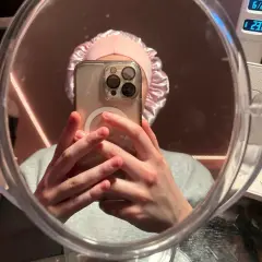 Customer photo of Satin Sleep Bonnet — Frizz Protection with Soft Elastic Band