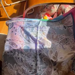 Customer photo of Silk Bag Scarf Ribbon — Chic Satin Handle Wrap