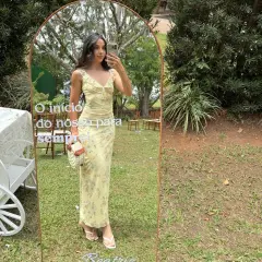 Customer photo of Floral Sling Dress — Effortless Summer Style with Backless Design