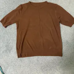 Customer photo of Korean Knit Pullover — Lightweight Comfort & Short Sleeve Casual Top