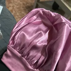 Customer photo of Satin Sleep Bonnet — Frizz Protection with Soft Elastic Band