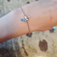 Customer photo of Heart Bracelet — Timeless Elegance in 925 Sterling Silver Layers