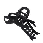 13CM Matte Hair Clips Vintage Ribbon Bow Hair Claws Crab Headwear Hairpins Shark Ponytail for Women Hair Accessories Barrettes