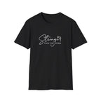 Stronger Than The Storm T-Shirt — Inspirational Script Tee