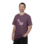 Floral High Heel Graphic Tee — Pink Flower Shoe Design