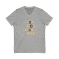Know God Know Peace V-Neck Tee — Christian Inspirational Faith Shirt
