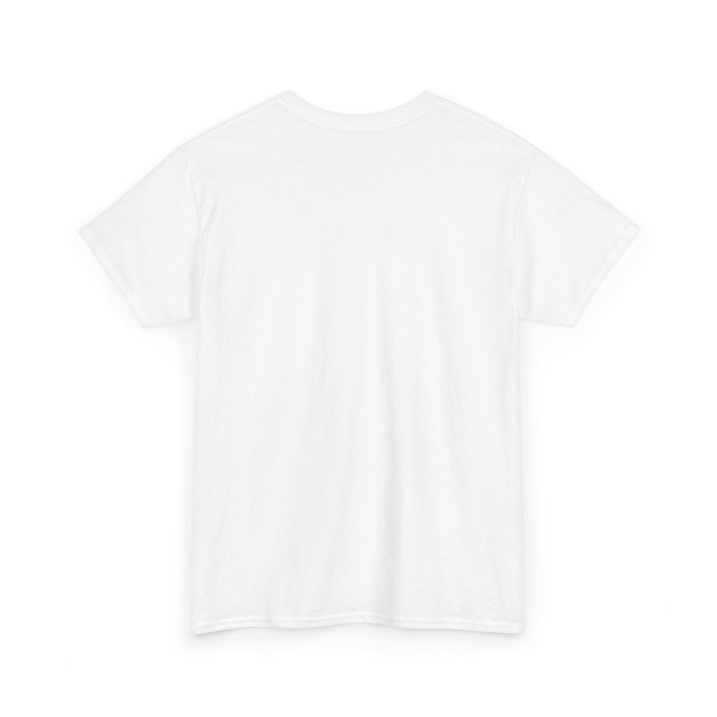 Women’s White Tee — "Better Late Than Ugly" Stiletto Graphic