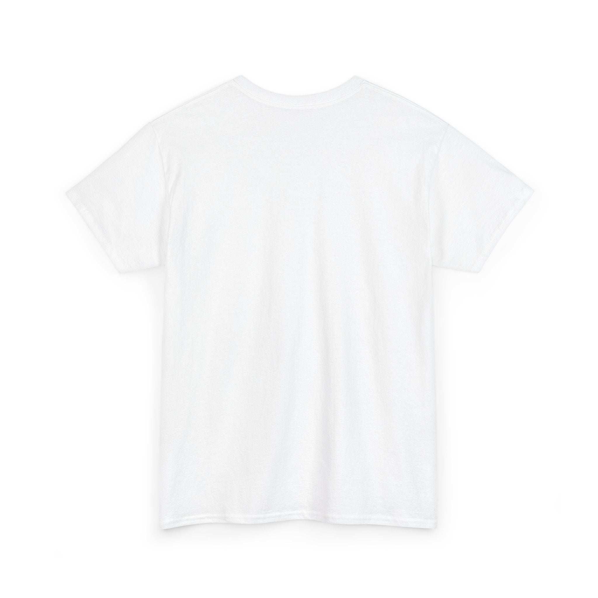 Women’s White Tee — "Better Late Than Ugly" Stiletto Graphic
