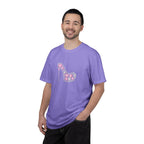 Floral High Heel Graphic Tee — Pink Flower Shoe Design