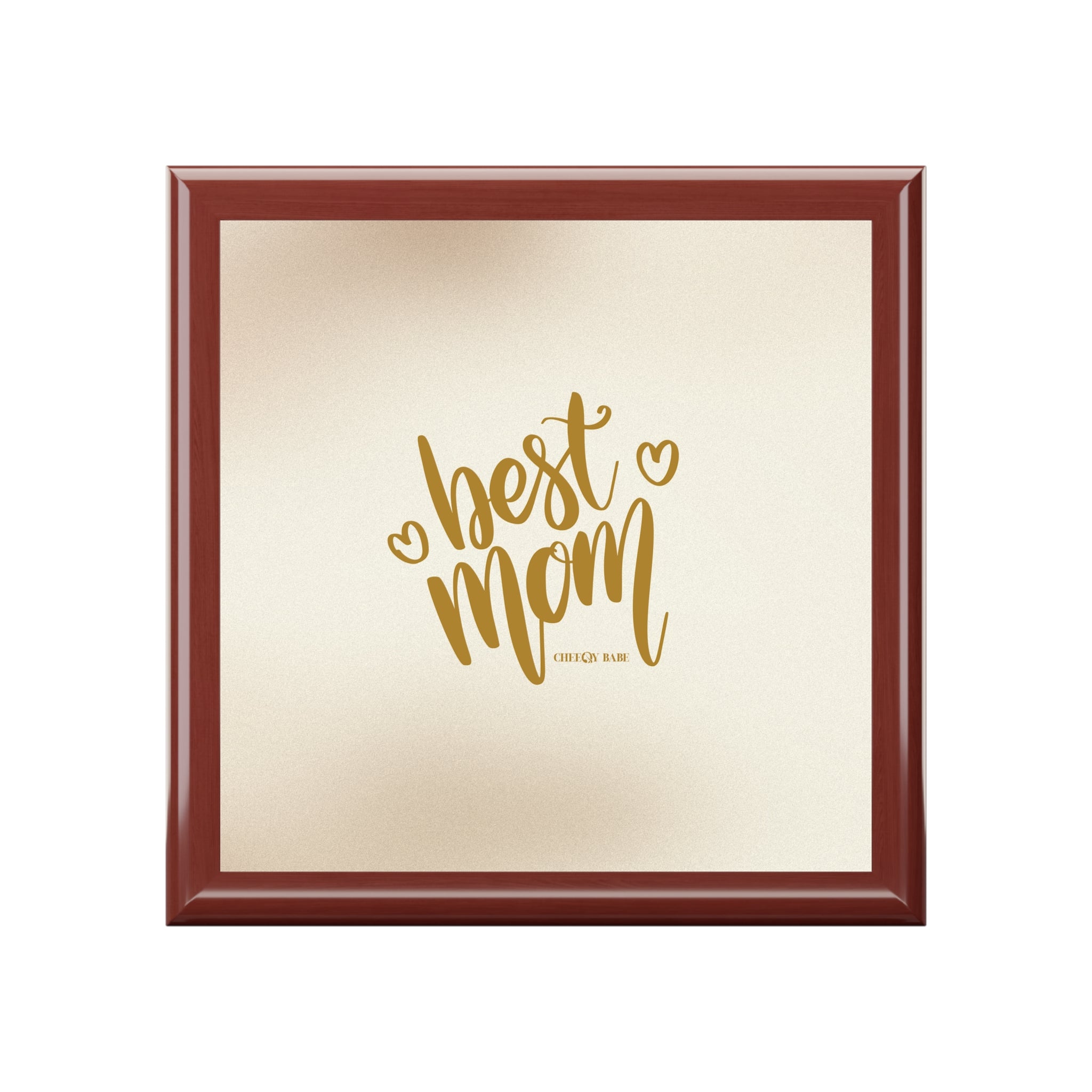 Personalized Jewelry Box for The Best Mom - Elegant Keepsake Storage