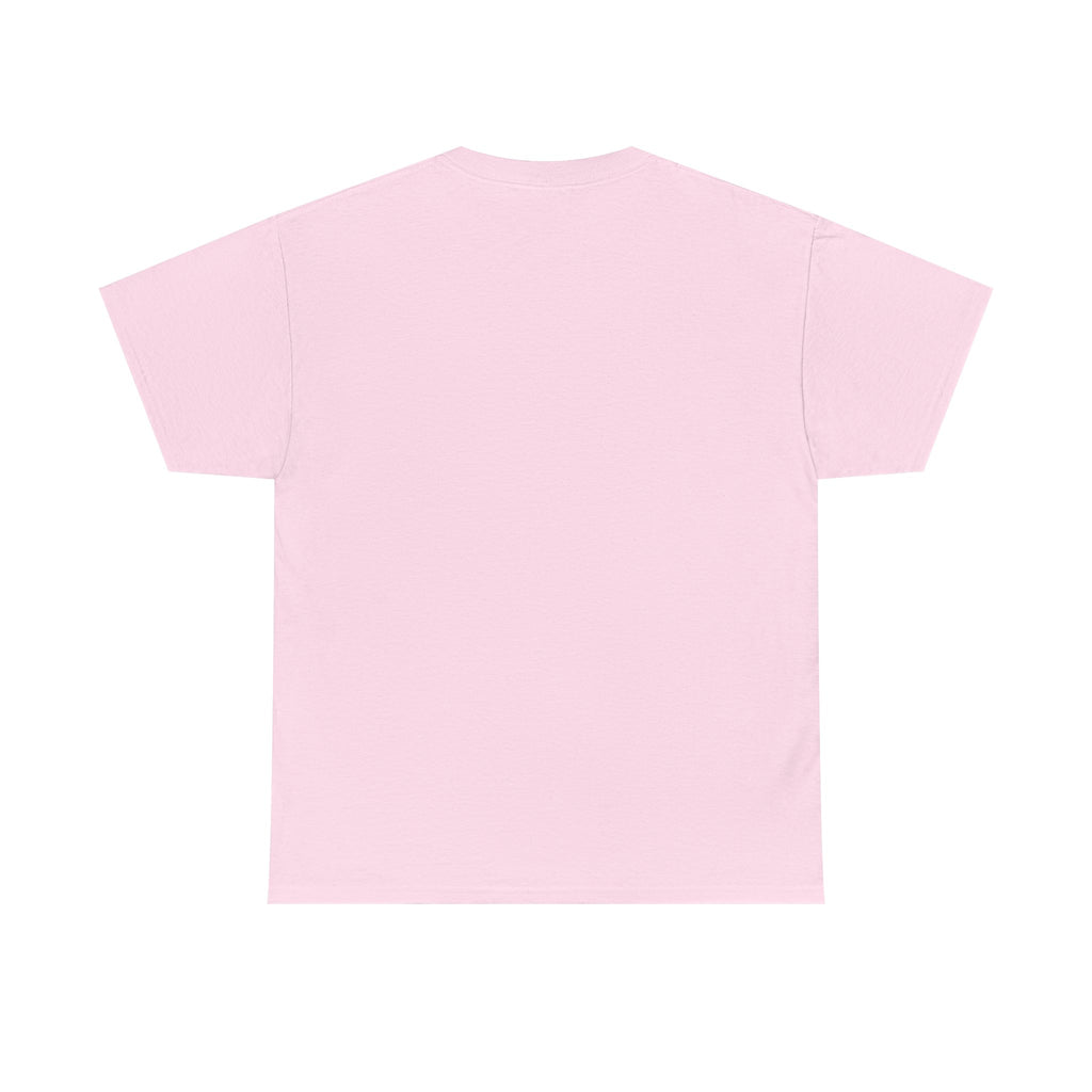Women’s White Tee — "Better Late Than Ugly" Stiletto Graphic