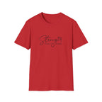 Stronger Than The Storm T-Shirt — Inspirational Script Tee