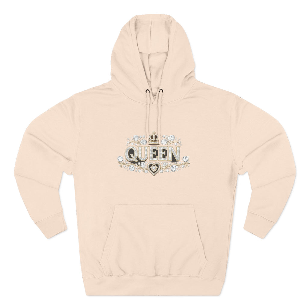 Queen Crown Hoodie — Feminine Sparkle Pullover