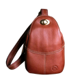 Designer Genuine Leather Cowhide Sling Bag for Women | Crossbody Style