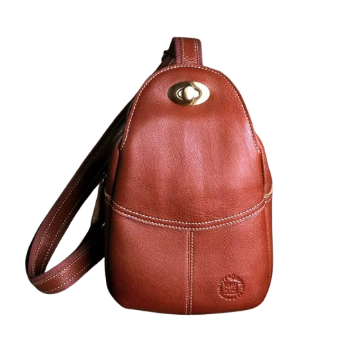 Designer Genuine Leather Cowhide Sling Bag for Women | Crossbody Style