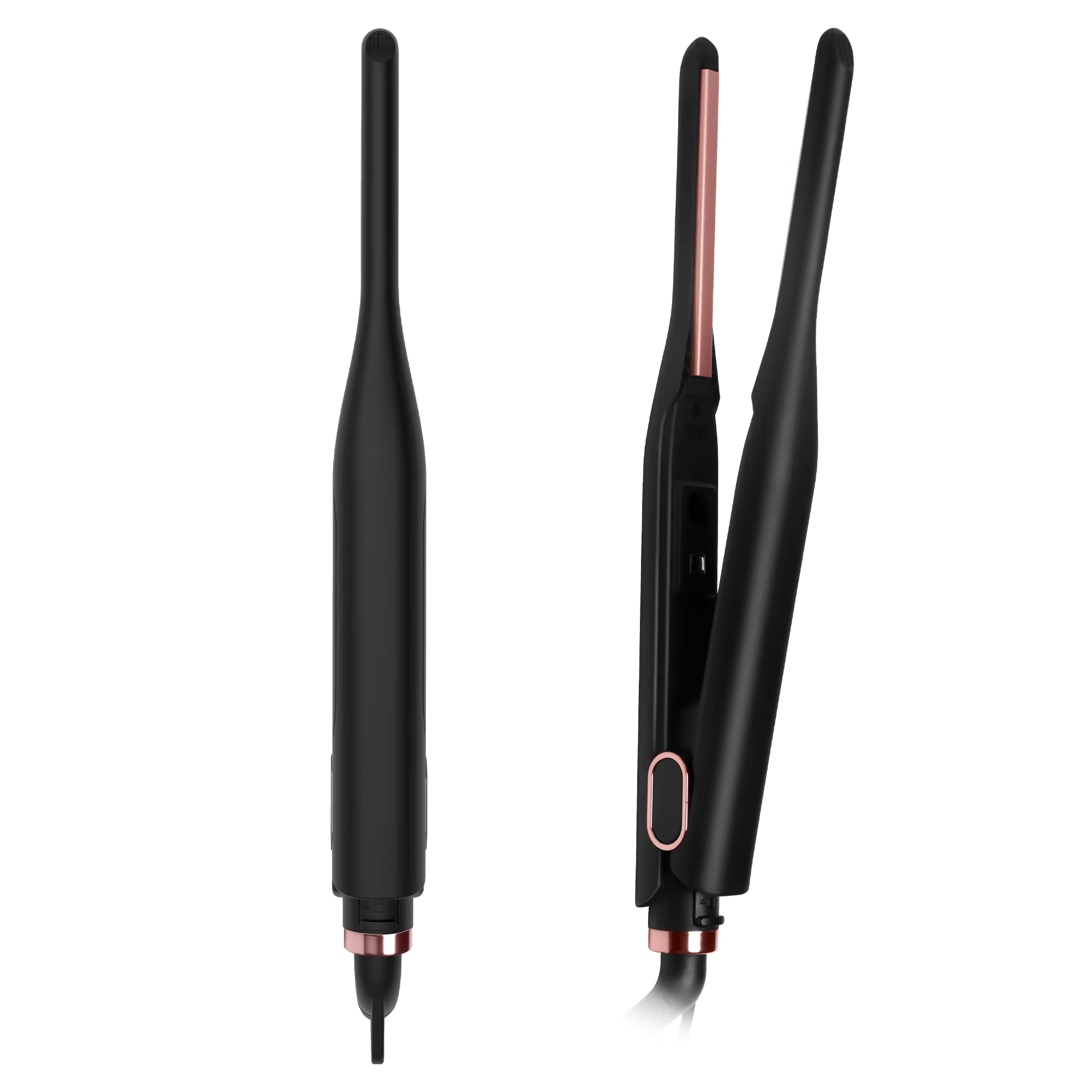 Mini Flat Iron for Short Hair - Compact Pencil Straightener