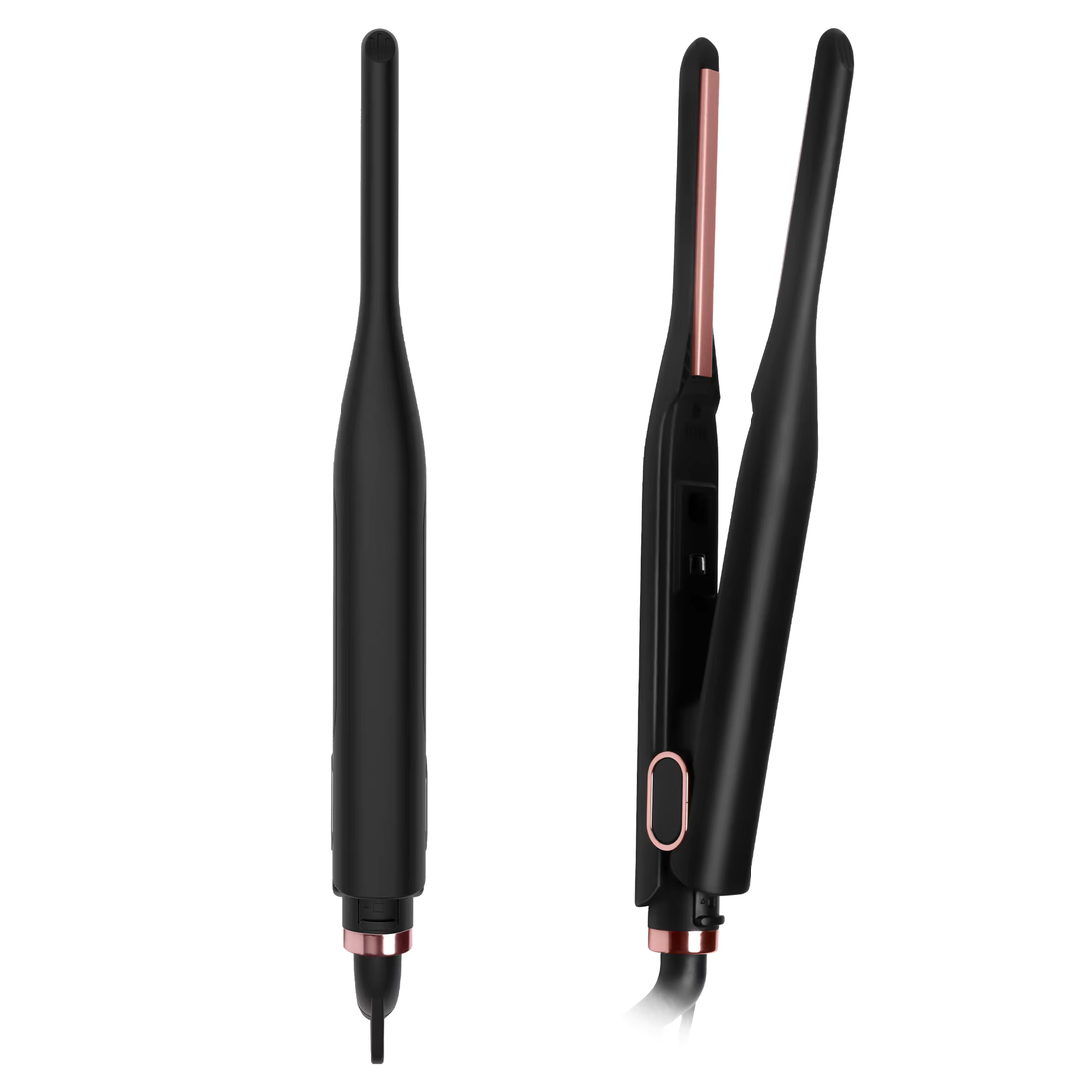 Mini Flat Iron for Short Hair - Compact Pencil Straightener